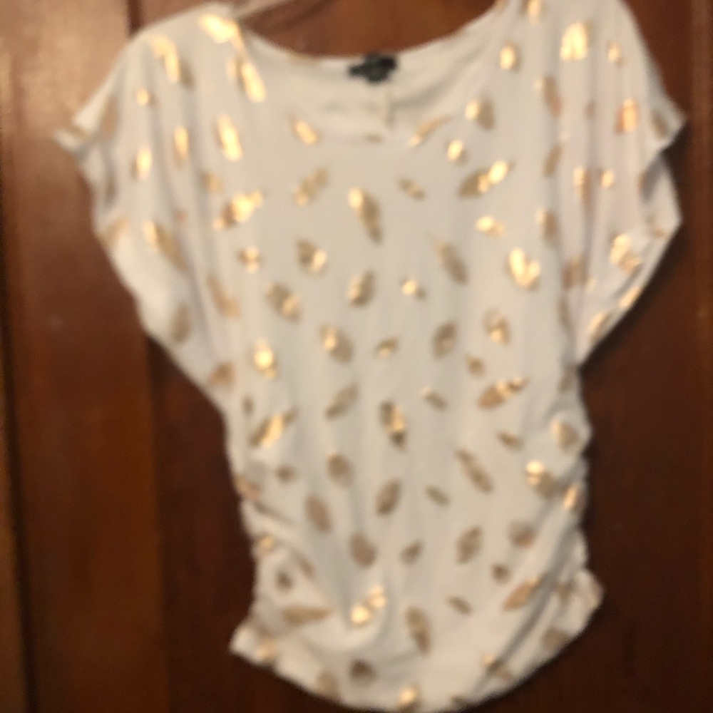 Gold Feather Shirt